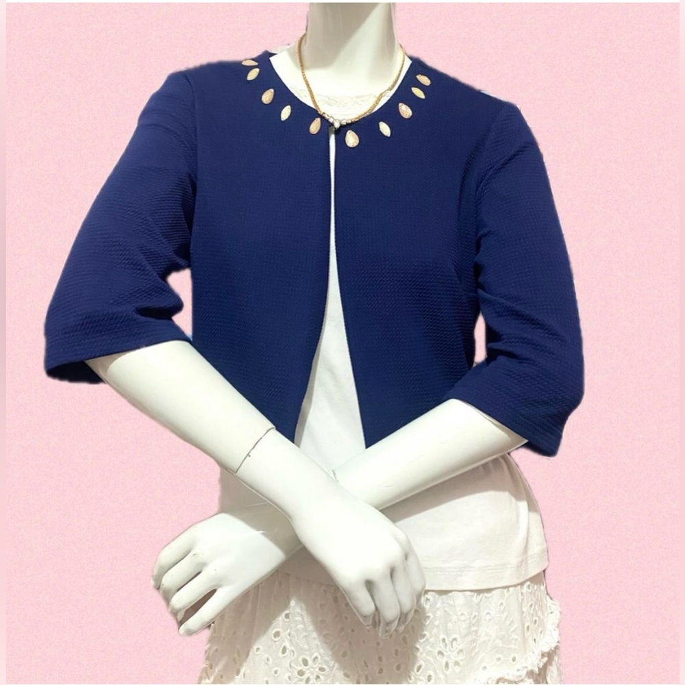 Perceptions Royal Blue Bolero Jacket….800